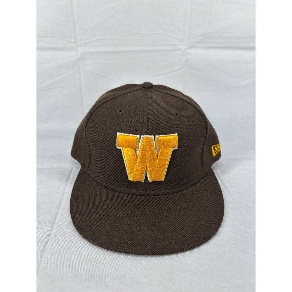 Wyoming Cowboys 59FIFTY Fitted Baseball Hat Cap Mens Brown 7 1/4 NWT New Era